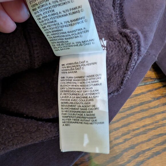 The North Face Purple/Gold Sweatshirt Hoodie Size Large - Picture 12 of 14
